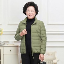DFMEI 여성 다운 재킷 엄마 코트 경량 워밍 다운 재킷 루즈