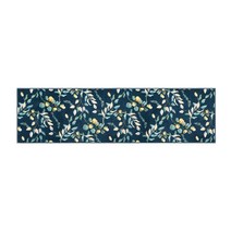 DaiDo 워터 리프 롱 매트 터키석 50x180cm