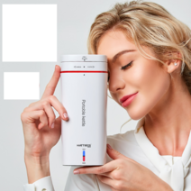 휴대용 미니 전기포트 분유포트 여행용 소형 커피포트, 핑크