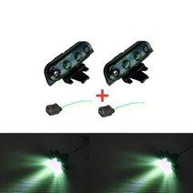 자동차부품 볼보 트럭 탑 램프 용 2 개 16 사이드 마커 82116545 2108734, 없음, 2green and connector, 2개