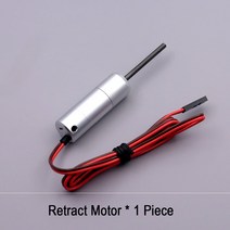 JP 취미 전체 금속 ER-120 합금 CNC 전기 철회 기어 7-8KG 90-120mm 크기 제트 RC 비행기 모델, 10 Retract Motor