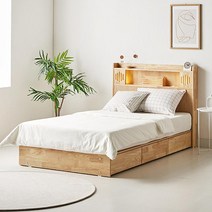 슈퍼싱글 SS 원목 수납형 중학생침대 부부트윈 편한 편안한 작은방 1인 BED