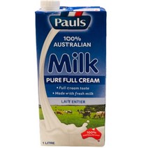 호주 멸균우유 폴스 퓨어밀크 1L 2개 수입 멸균 우유