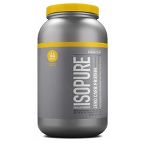 아이소퓨어 Isopure 웨이 프로틴 단백질 보충제 제로카브 바나나크림 1.36kg, 1세트, 1세트