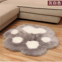 귀여운 고양이 발 곰 쿠션 동물 발자국 모양 부드러운 플러시 카펫 홈 소파 테이블 바닥 매트 침실 장식 카펫 2021 물세척카페트타일