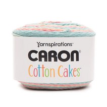 카론 코튼 케이크 뜨개실 250g Caron Cotton Cakes Self Striping Yarn 530 yd/485 m 8.8 oz/250 g (Peach Blossom)