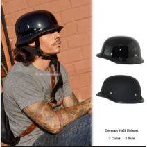 모모쭌 할리 반모 독일군 병정 군모 바이크 헬멧 오토바이 스쿠터 베스파 헬멧, L, 은