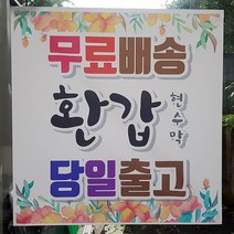 엄마 아빠 시아버지 생신 환갑 칠순 팔순 상차림 축하 문구 플랜카드 현수막 150cm x 180cm 제작, 디자인-7