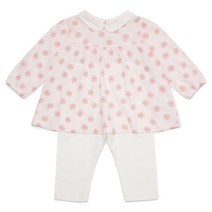 블루독베이비6 (PH) 무드블루밍상하복 4317005416 23SS 여아 봄 신생아 출산 백일 돌 실내복 상하복 플라워