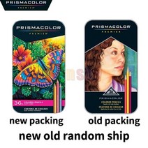 프리즈마 색연필 150 132 48 72색 원래 prismacolor 프리미어 72 컬러 아트 드로잉 연필 오일 연필 4.0mm 소프트 코어 팩 주석 sanford 연필, 36 오일