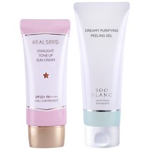 톤업선크림 60ml+수블랑 저자극 각질제거 필링젤 150 ml, 1세트