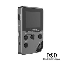 MP3 블루투스 뮤직 플레이어 MP4 FLAC amoi c10 hifi mp3 hd, 업그레이드된 dsd128-gray, 64GB