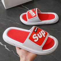 여름 두꺼운 밑창 투톤 비치 남녀 슬리퍼 121