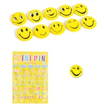 가방 포인트 브로치 스마일 40개