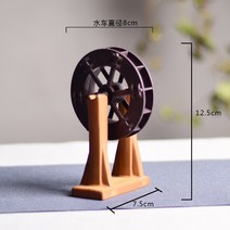 물레방아 분수대 분수 연못 정원 조경 실내분수 인공폭포 연못만들기 미니사이즈, 작은 물레방아 - 큰, 상세페이지 참조