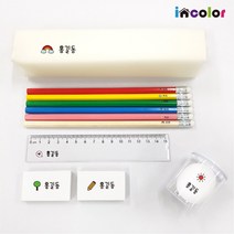 incolor I'm 문구세트 2홀, 2홀-육각세트
