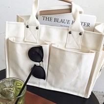 프라이스마켓 튼튼한 캔버스 에코 텀블러 백 지저귀 수납 가방