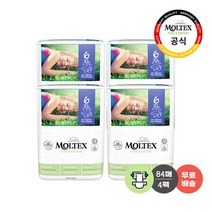 몰텍스 친환경 기저귀 밴드형 6단계 (21매X4팩) / 유럽 에코인증, 단품
