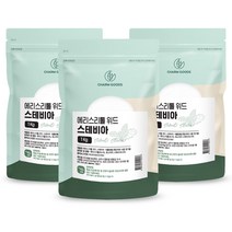 순수 프리미엄 국내 제조 에리스리톨 위드 스테비아 가루 분말 커피 설탕 대체제 당 설당 파우더 먹는 법 방법 erythritol 스테비올 stevia 발효 재료 대체당 제로 저당, 1kg, 3개