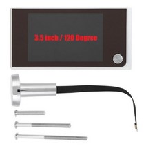 도어벨 비디오 3.5 인치 초인종 훔쳐보기 디지털 도어 카메라 120도 각도 구멍 뷰어 야외 벨, 3.5inch, 03 3.5inch