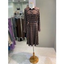 올리비아로렌 캐주얼 체크 원피스 VOCOAYF7351(2076050)