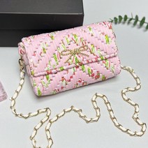 도두리 DIY 손뜨개 코바늘 뜨개질 망뜨개 망스티치 가방 만들기 키트 패키지 뜨기-캐럿, 캐럿 P체리핑크, 1개