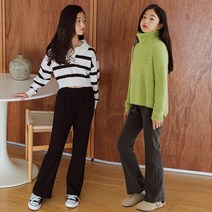 미니로이 하이 여아 주니어 초등학생 밴딩 기모 팬츠 바지