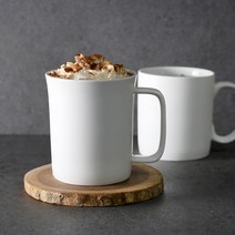 카페 업소용 화이트 머그잔 머그컵 1p, B타입