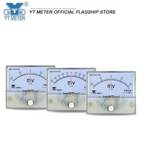 85c1 DC 포지티브 및 네거티브 밀리전압계 양방향 포인터 미터 20mV 25mV 50mV 75mV 100mV 500mv 전압계 설치, [06] DC150mv, 한개옵션1