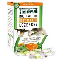 TheraBreath 테라브레스 드라이 마우스 프레쉬 브레스 로렌지 100개