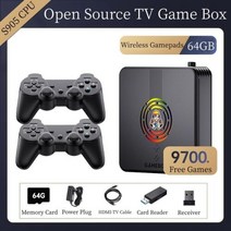 게임기 판도라박스 레트로 오락실게임 닌텐도스위치 오픈 소스 게임 박스 2K 4K TV 비디오 콘솔 쿼드 코어 DDR 1GB 10000 무료 PSPPS1MAME 아케이드, 64GB