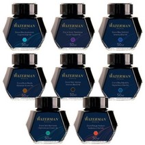 워터맨 병잉크 50ml 고급펜 만년필 잉크 고급필기구_00ea, 본상품선택, AUDACIOUS RED, 본상품선택