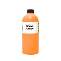 (사은품증정) 스노우물감 1000ml 낱색 스노우키즈 유아 아기 놀이 핑거 형광 페인팅 블랙라이트 촉감놀이 미술놀이 형광놀이 물감놀이, 스노우물감1000ml(오렌지)+사은품:디스펜서, 1개