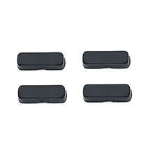 4pcs/XBOX360 슬림 블랙 하우징 케이스용 고무 커버 게임 액세서리 충격 방지용 고무 발 교체, BK