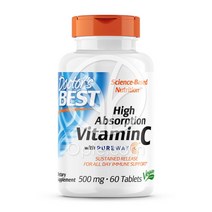 하이 앱솔션 지용성 비타민C 퓨어웨이 C 500 mg 60 타블렛
