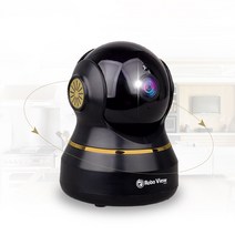 글로벌아이넷 로보뷰3 홈 IP 카메라 CCTV 300만화소 WH3, 블랙