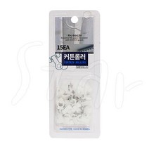 코텍 커튼 롤러 15EA K-7932 레일 고리 바퀴 커텐 용 부품