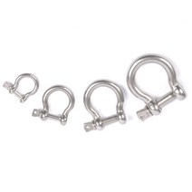 스텐 샤클 C형 M8 슬링벨트 체인 와이어 연결, D-M8(내경24mm)