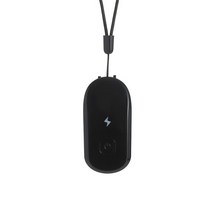 고압산소치료기 산소발생기 공기청정기 휴대용 가정용 강아지 음이온 매다는 목 공기 청정기 목걸이 개인, 04 1pcs black