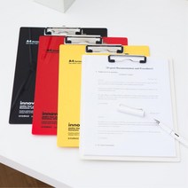 카페 클립보드 메뉴판 2개 A4 판때기 용지판 미용실 서류받침 서류판 종이받침 서류받침판 크립보드 커피숍, 검정