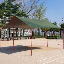산마루 400x440 빅사이즈 타프 /알루미늄폴대세트포함