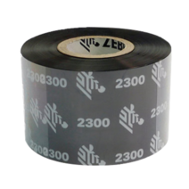 지브라 k2300 왁스리본 5롤 열전사 리본 바코드 라벨 프린터먹지, 60mm x 300M * 5롤