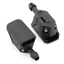 워셔액노즐 와셔액노즐 2x 자동차 윈드 쉴드 와이퍼 블레이드 물 스프레이 제트 노즐 인피니티 FX35 FX37 EX25 G37 G35 G25 Q50 QX50 EX37 FX45 G2, 2 Pcs