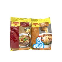 말레이시아 매기 플레이버 치킨 비프 스톡 분말 1.2kg 2종택, 비프스톡