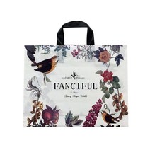 꽃새 쇼핑백 50장 1set 매장 비닐 쇼핑 봉투, 39*32cm