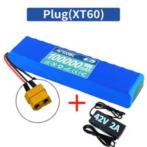 전기스쿠터 배터리 고출력 전기 자전거 팩 스쿠터용 18650 리튬 이온 10S3P 36V 100Ah, XT60_3