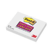3M 포스트잇 슈퍼스티키 노트 657 화이트, 3개