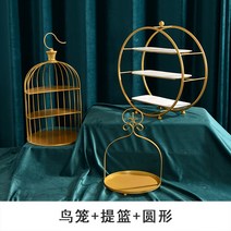 홈파티 케이터링 접시 용기 출장부페 플레이트 HK-39, 새장 + 바구니 + 원형