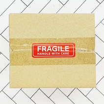 프레질경고롤테테이프 취급주의스티커 분실 오염 훼손 주의 스티커, 취급주의 스티커 S