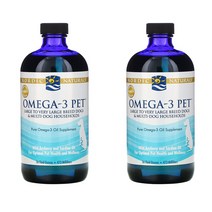 노르딕 펫 오메가3 대형 반려견 애견 473ml x2